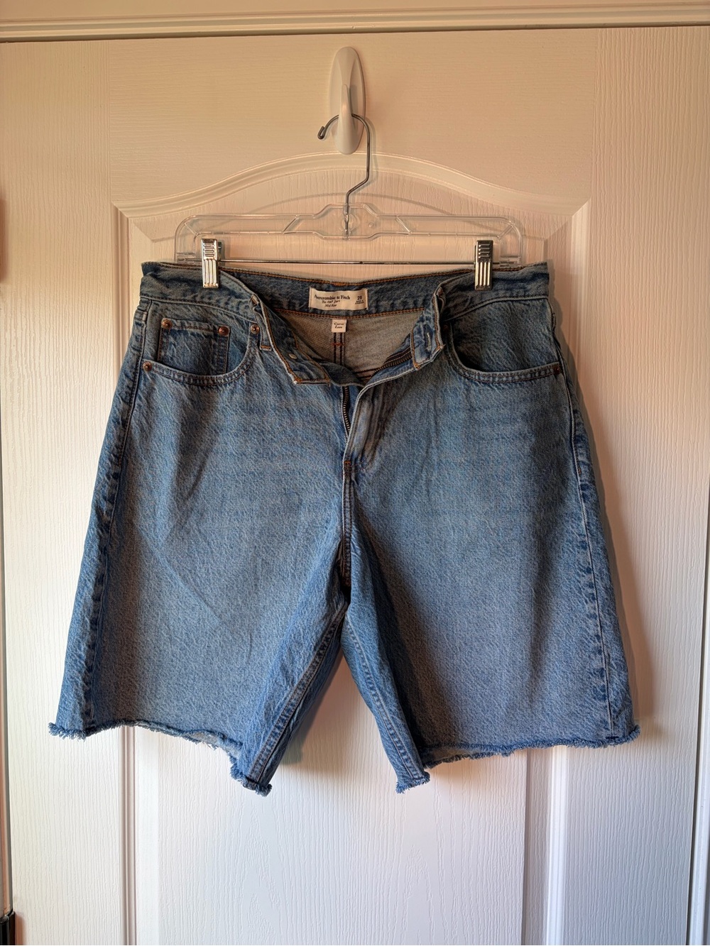 Abercrombie & Fitch Curvy Shorts Jort Mid Rise Size 28 | 6 AF12